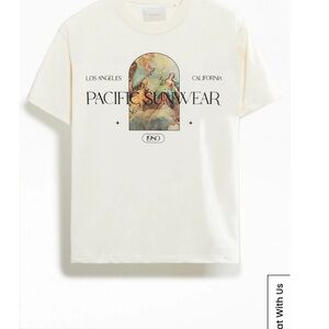 Pacific Sunwear Cream Graphic Tee